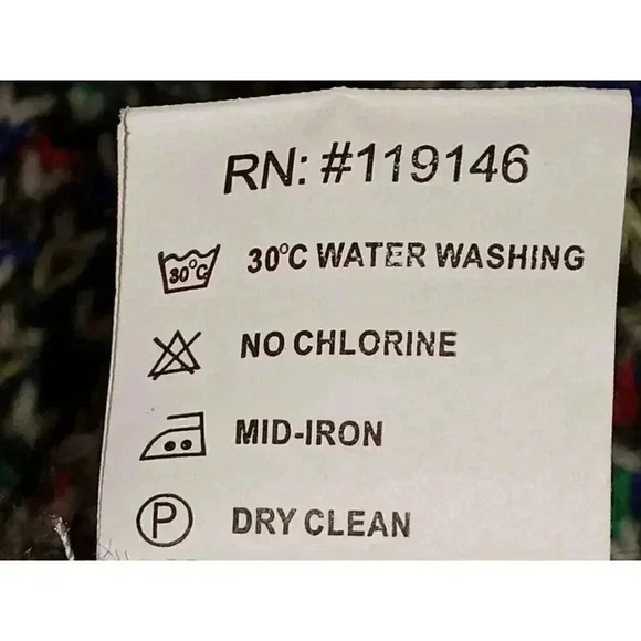 JODIFL Womens Sweater Multicolor Long Sleeve Open Front Fair Isle Cardigan M - Picture 10 of 10